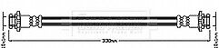 Borg & Beck - BRAKE HOSE - BBH8046 - Fits: Nissan Juke 10-