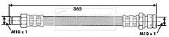Borg & Beck - BRAKE HOSE - BBH6411 - Fits: VW Kaefer