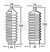First Line - STEERING GAITER KIT - FSG3014 - Fits: Rover Group