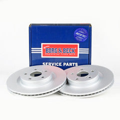 Borg & Beck - BRAKE DISC PAIR - BBD5650 - Fits: Yaris 1.5, 1.5 Hybrid 02/20-