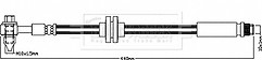 Borg & Beck - BRAKE HOSE - BBH8568 - Fits: CHEVOLET Aveo 06/11-12/15