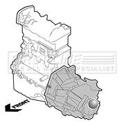 First Line - ENGINE MOUNTING - FEM4106 - Fits: GM Corsa II 01-
