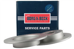Borg & Beck - BRAKE DISC PAIR - BBD5665 - Fits: C-HR 1.2, 1.8h, 2.0h 10/16-