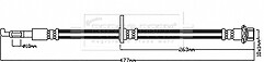 Borg & Beck - BRAKE HOSE - BBH7966 - Fits: Toyota Camry 01-06