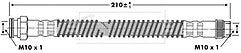 Borg & Beck - BRAKE HOSE - BBH6936 - Fits: PSA C2,C3 1007