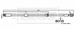 Borg & Beck - BRAKE HOSE - BBH8840 - Fits: Audi,Seat,Skoda & VW various models 2017-