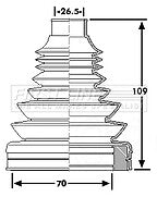 First Line - CV JOINT BOOT KIT - FCB6183 - Fits: VAG A4