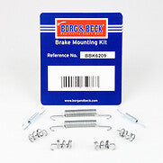 Borg & Beck - FITTING KIT - SHOES - BBK6209 - Fits: Volvo C70,V70 00-