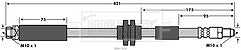 Borg & Beck - BRAKE HOSE - BBH7808 - Fits: Mazda 5 (CR19,CW)