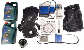 Genuine Ford Transit 2L FWD 2016- Full Wet Belt Kit Includes Castrol Engine Oil